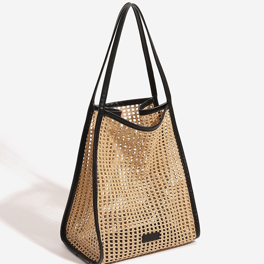 Bolso de mano de rafia tejido  - Women'S Raffia Bags reseña y precio