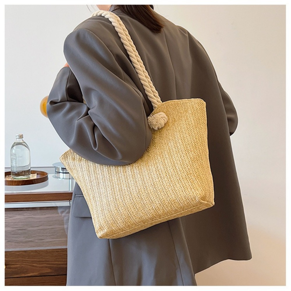Bolsa de Playa de Verano, Gran - Women'S Raffia Bags reseña y precio