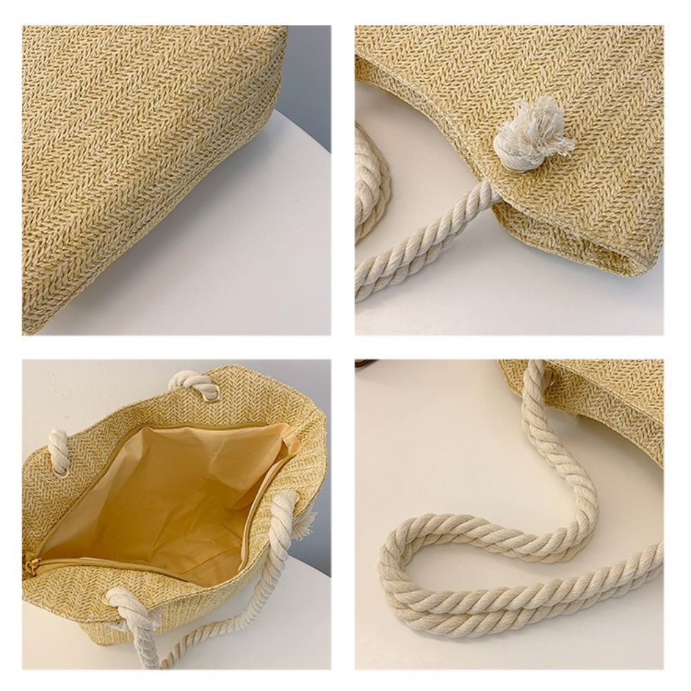 Bolsa de Playa de Verano, Gran - Women'S Raffia Bags reseña y precio