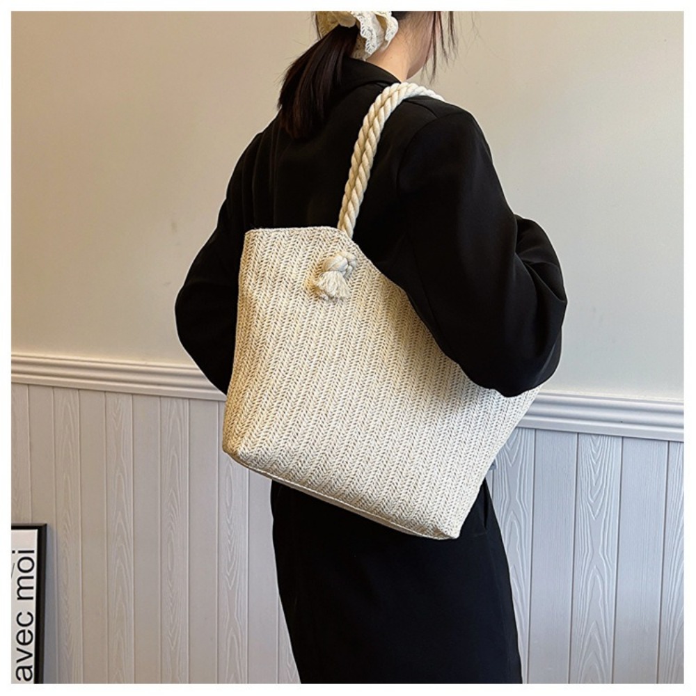 Nuevo bolso de playa de verano - Women'S Raffia Bags reseña y precio