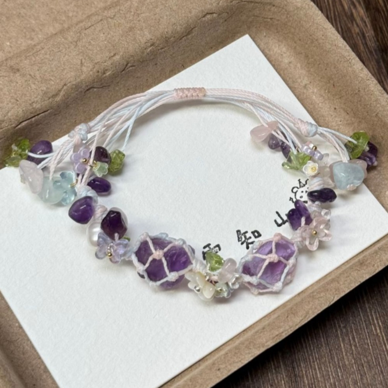 Pulseras de Cristal Morado Aju - Women Hand Bags For Office reseña y precio