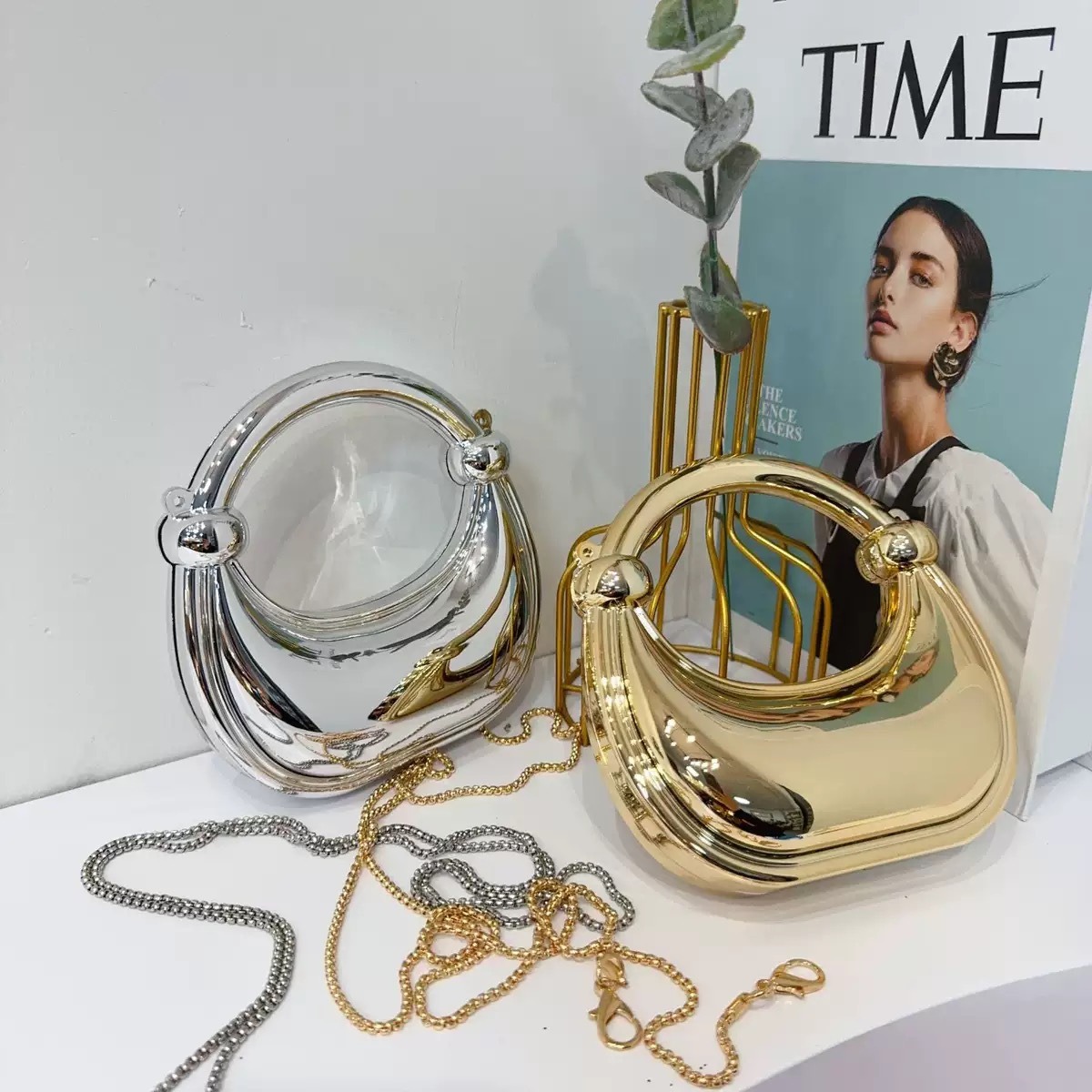 Mini bolso de noche dorado, mo - Women Bags On Sale reseña y precio
